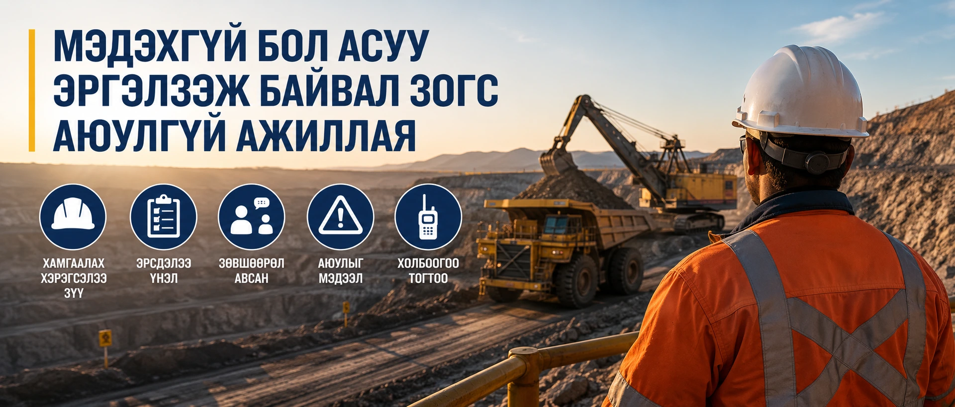 Уурхайн талбайд шинээр ажиллаж буй хүн хамгийн түрүүнд юу мэдэх ёстой вэ?